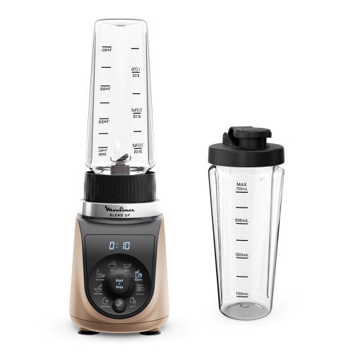 Moulinex Blend Up On The Go, Personal Blender,1000W, 0.7L, 8 Automatic programs + Pulse - LM190AF0 + Tefal Travel Mug Classic 0.36L, Red - N2020410 Moulinex Blend Up On The Go, Personal Blender,1000W, 0.7L, 8 Automatic programs + Pulse - LM190AF0 + Tefal Travel Mug Classic 0.36L, Red - N2020410